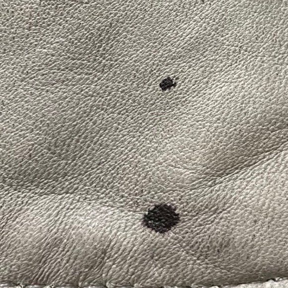 Sash Bag Genuine Leather Crossbody Sling Purse Reversible Gray Black Wallet - Picture 3 of 12